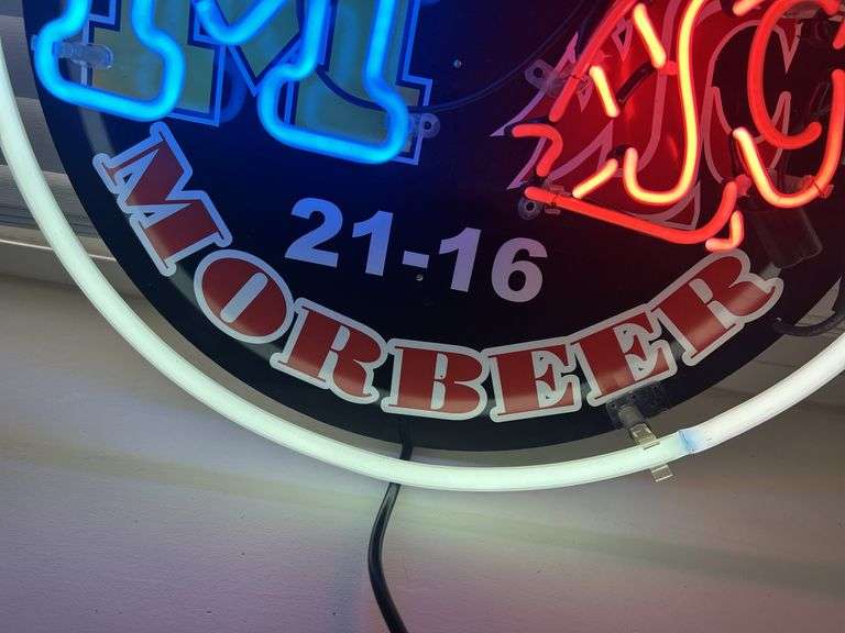 1998 Rose Bowl Michigan vs Washington State Neon Sign