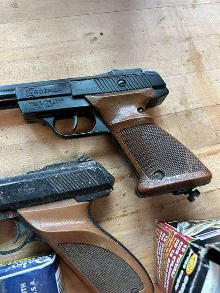 Daisy and Crosman BB Guns with Accessories