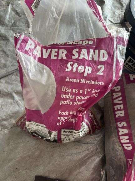 Paver Sand, Base Materials, Rubber Sheet, and Hardware