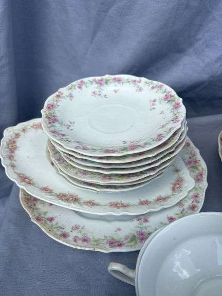 Floral China Set Marked Germany