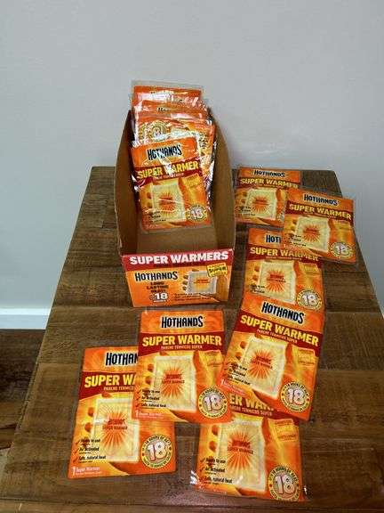 Lot of HotHands Super Warmer Heat Packs image