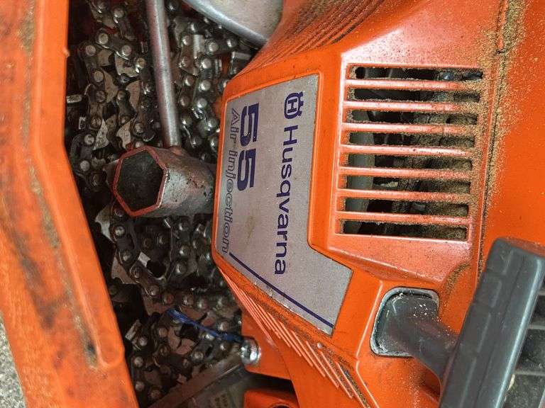 Husqvarna 55 Air Injection Chainsaw with Case