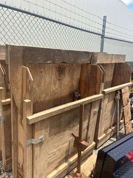 Set of Wooden Concrete Formwork Panels image