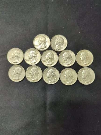 12 - 1964 Washington Quarter Coins image