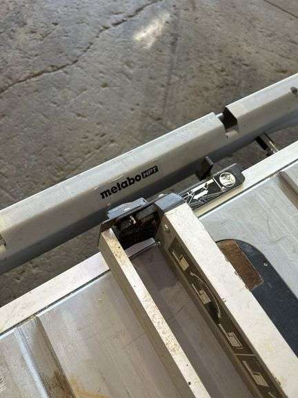 Metabo HPT Table Saw with Rolling Stand