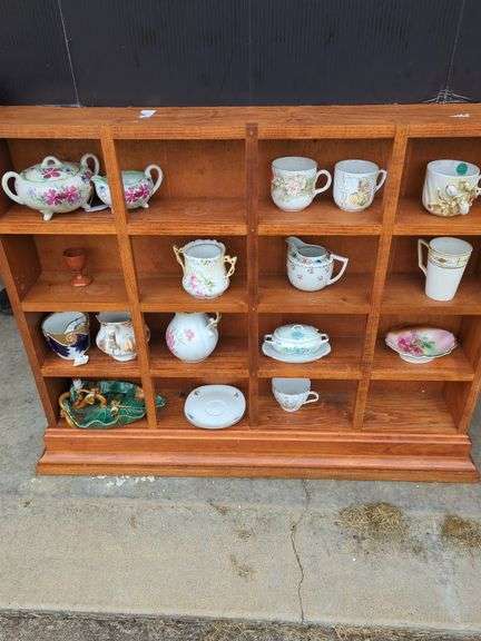 Collectible Tea Cups, Teapots, & Shelf Display image