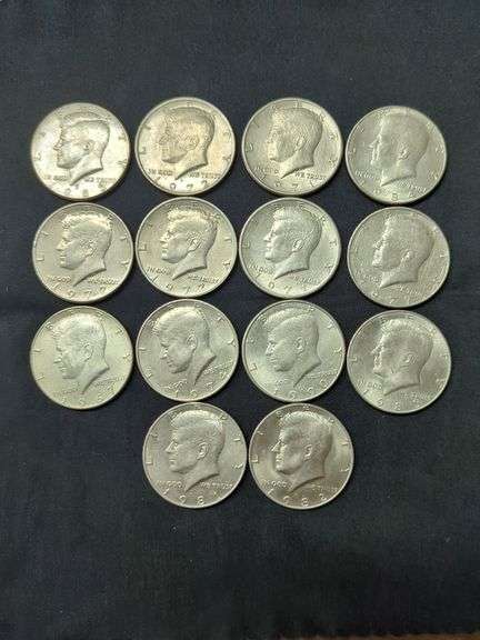 Kennedy Half Dollar Collection - 14 Coins image