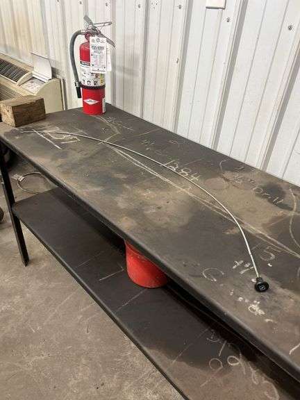 Metal Welding Table with Shelf