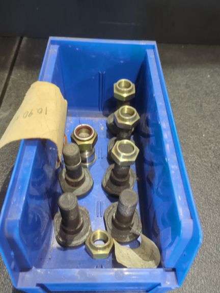 Tray of Assorted Bolts and Fasteners image