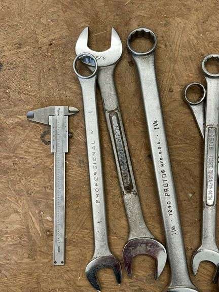 Wrenches: Craftsman, Proto, Professional, and Caliper