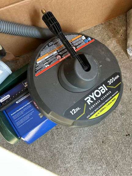 Ryobi Surface Cleaner, Water Pump, Filter, and More