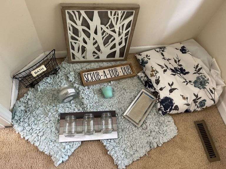 Assorted Bath and Home Decor Items image