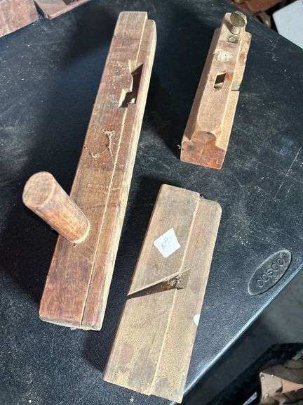 Wooden Plane Tool Collection - Three Piece Set image