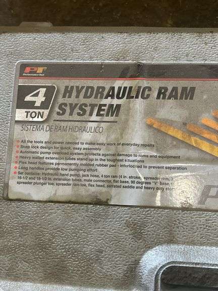 Performance Tool 4 Ton Hydraulic Ram System