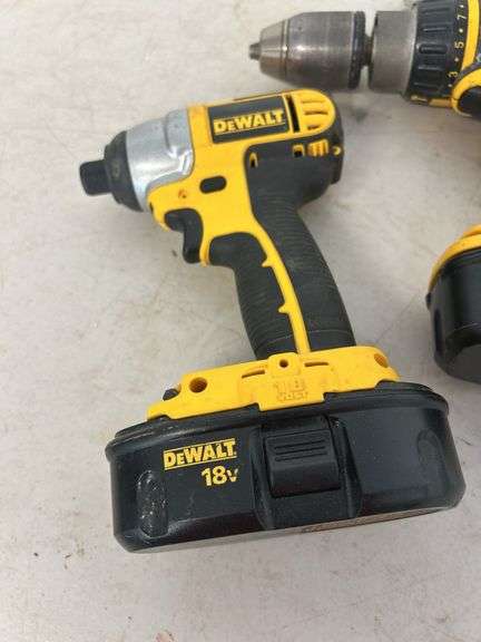 DeWalt 18V Cordless Drill and Impact Driver Set
