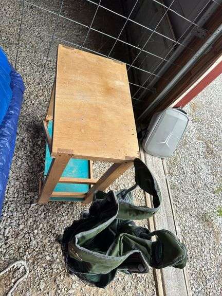 Adventuridge Camping Chair & Small Wooden Table