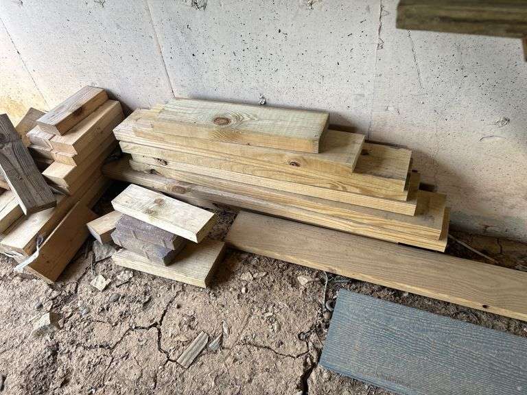 Various Wood Pieces and Planks for Projects