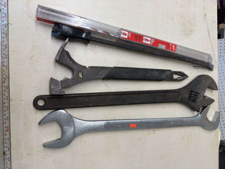 Hand Tools: Wrenches, Pry Bar, and More