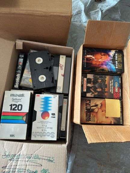 Large Assortment of VHS Tapes image