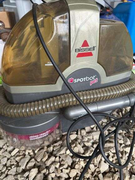 Bissell SpotBot Pet Carpet Cleaner with Cleaning Supplies and Mops