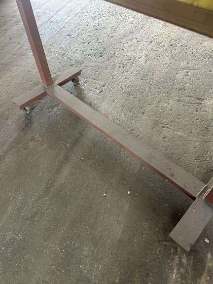Metal Work Table with Accessories