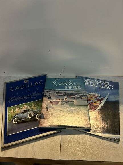 Cadillac Automotive History Books - Lot of 3 image