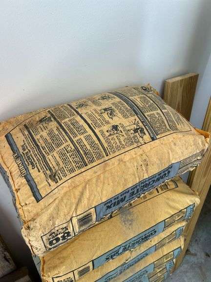 Six Bags of Quikrete High Strength Concrete Mix