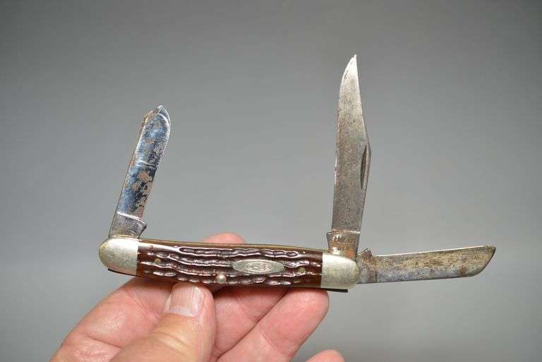 1972 Case XX 3-Blade 8-Dot Stockman Knife, image