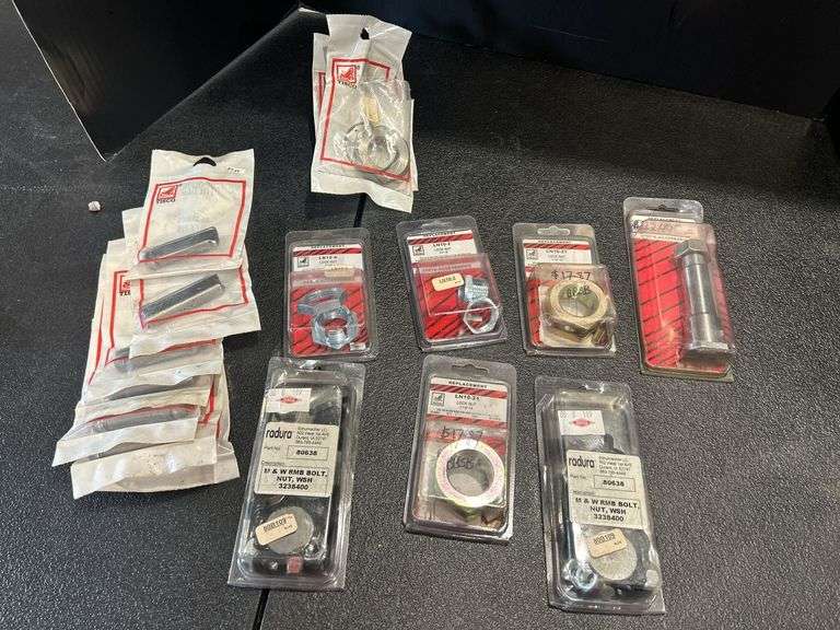 Assorted Tisco and Radura Replacement Parts - Bolts, Nuts, Lock Nuts image