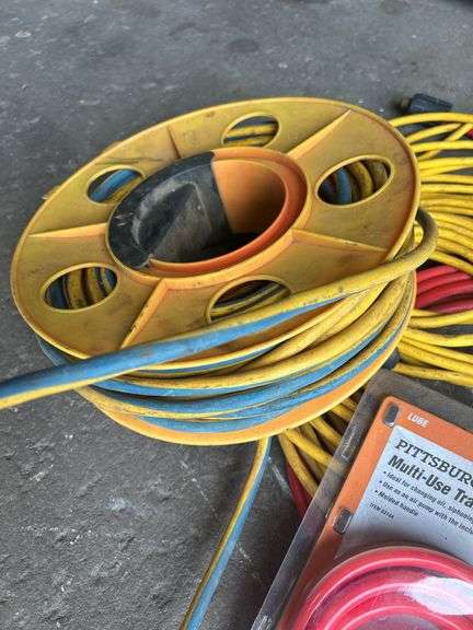 Extension Cord Reel with Cords & Multi-Use Transfer Pump