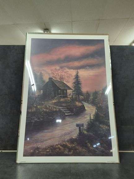 Fred Thrasher 'Autumn Sunset' Print - Series III, 4 Seasons Plate, 1998 image