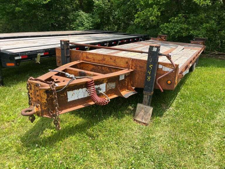 L15A- 2002 WINSTON 20 TON PINTLE TRAILER (HAS TITLE) image