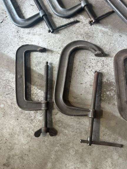 Group of C Clamps - Assorted Sizes