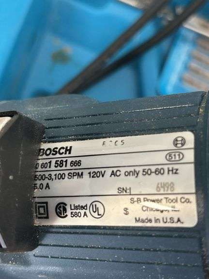 Bosch 1581AVS Jigsaw with Case
