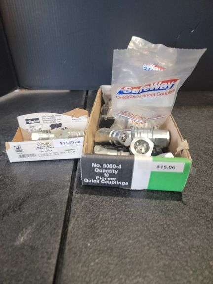 Assorted Hydraulic Quick Couplings - Parker, Safeway, Pioneer image