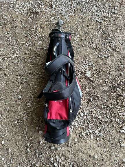 Top Flite Golf Bag with Assorted Clubs image