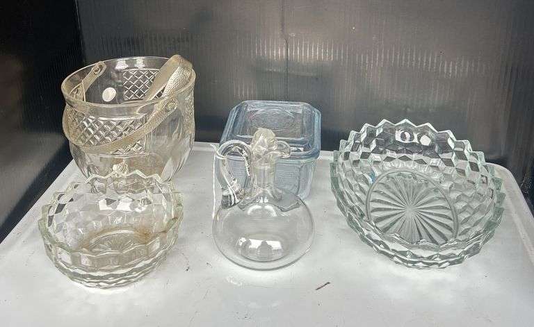 Assorted Glassware - Ice Bucket, Bowls, and More image
