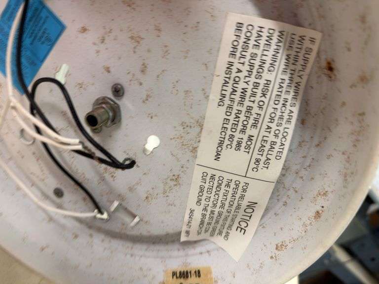 Pair of Dome Ceiling Light Fixtures