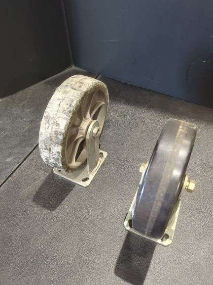 Pair of Industrial Wheels image