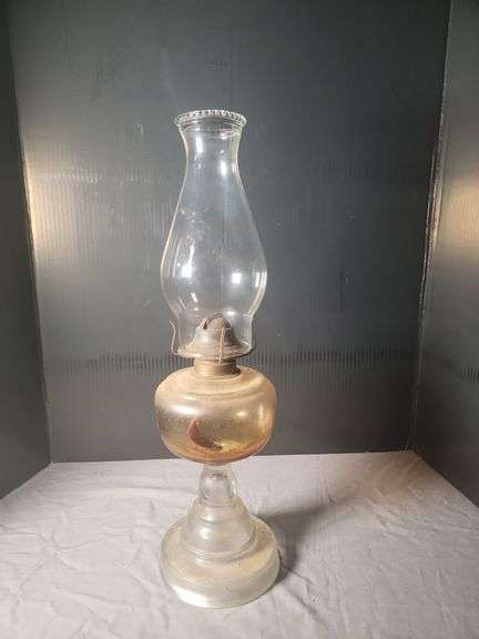Clear Glass Oil Lamp image