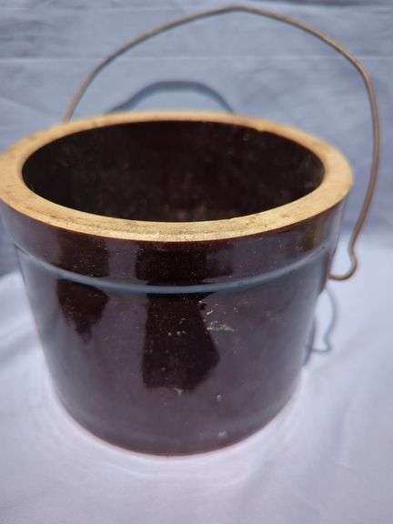 Two Stoneware Pottery Vessels