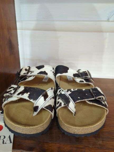 Myra Puddle Sandals Size 9 - Cowhide image