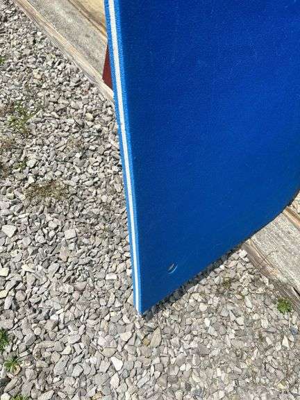 Lawn Lounger and Blue Foam Board