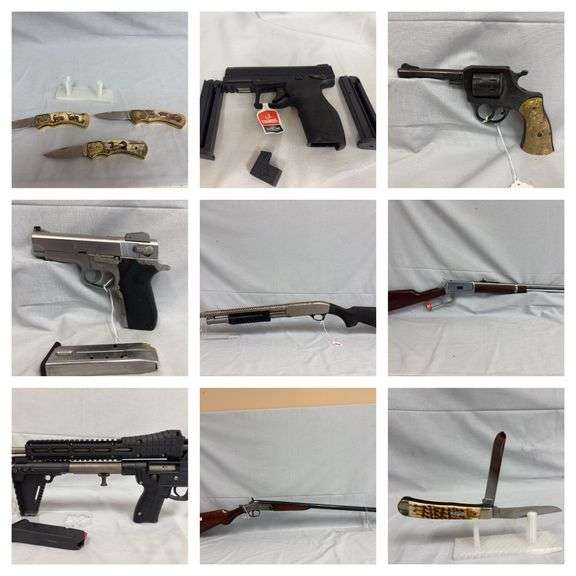 Firearms and Knives at Absolute Online Auction