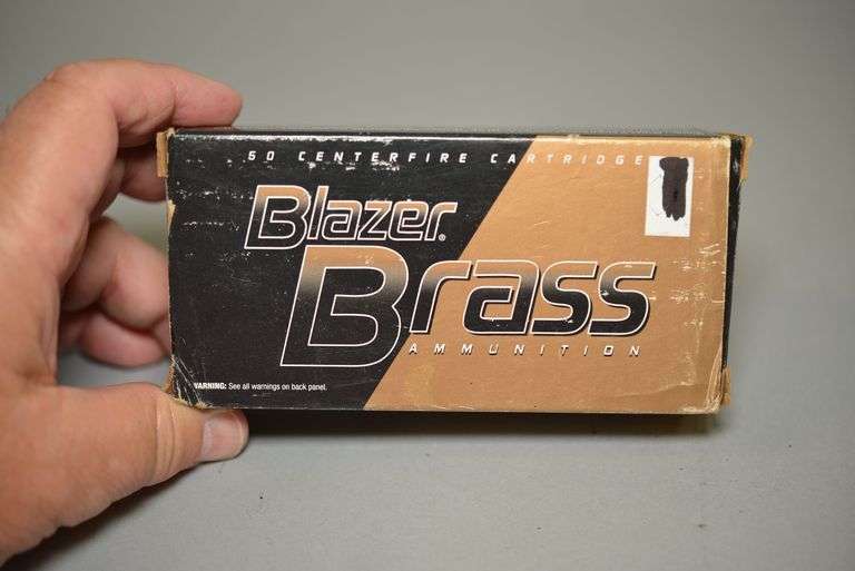 Partial Box (43) Of CCI Blazer Brass Ammo In .45 ACP Caliber,