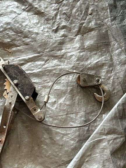 Assorted Metal Working Tools: Vise, Puller, and Clamp