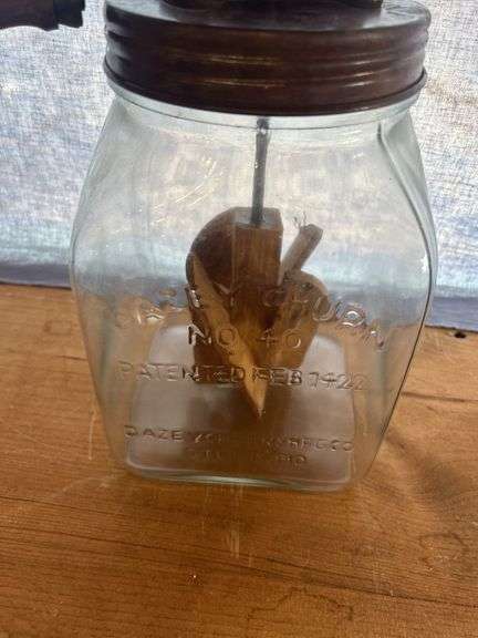 Dazey Churn No. 40 with Glass Jar