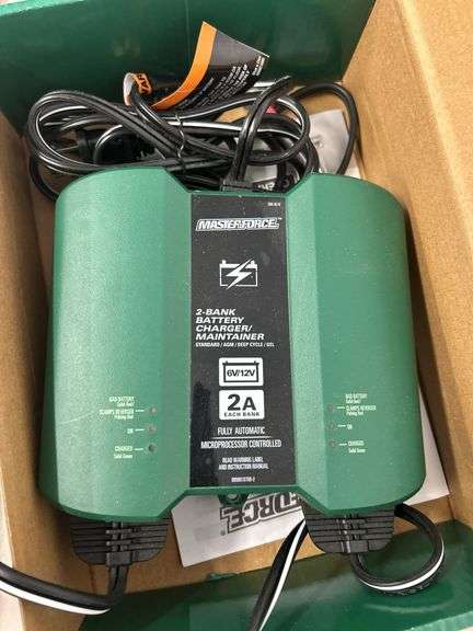 Masterforce 2-Bank Battery Charger/Maintainer
