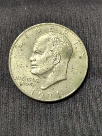 1971 Eisenhower Dollar Coin image