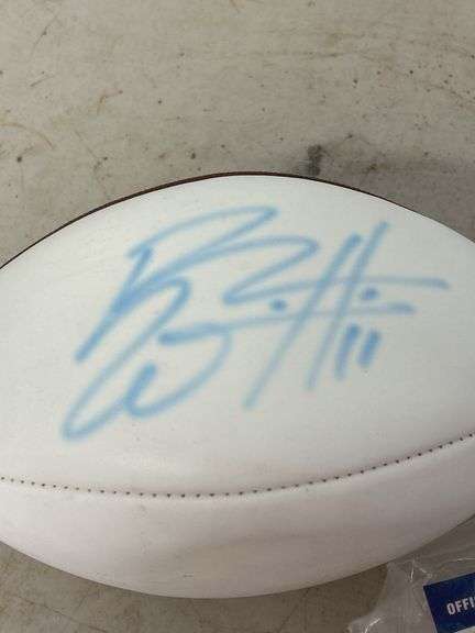 Roy Williams Detroit Lions Autographed NFL Football with COA